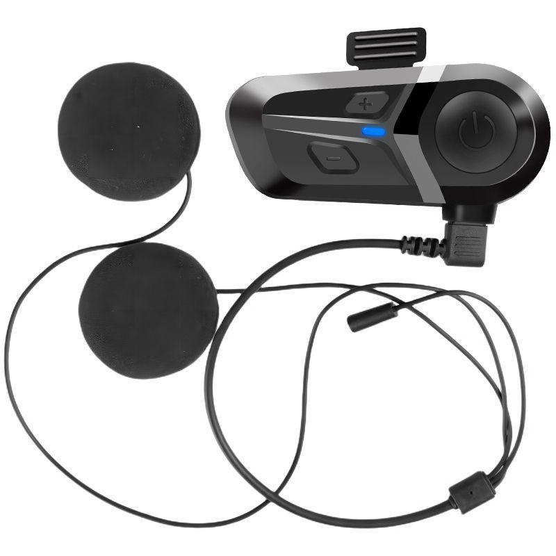 Auricolare Bluetooth 5.3 per Casco Kit Vivavoce Senza Fili per Telefono Auricolare Impermeabile per Moto Lettore Musicale Altoparlante