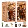 Wooden DIY Dollhouse Miniature 3D Bookstand Holiday Gift Architectural Scenario (Nekomachi no Kokogo)