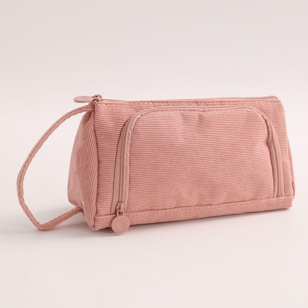 Multifunctional Large Pencil Case Fashion Stationery Box New Canvas Pencil Pouch