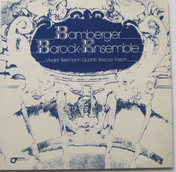 

LP Record BAMBERGER BAROCK-ENSEMBLE - Musik Des Barock DF2015 Darnok Germany Classical Used