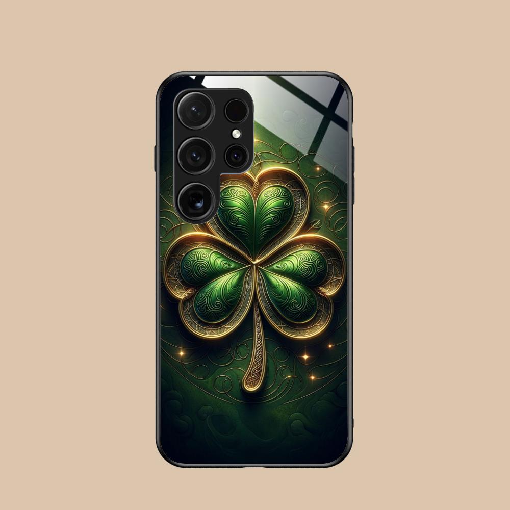 

Saint Patrick s Day Mobile Phone Case for Samsung Galaxy A56 55 54 53 52 51 36 35 34 23 16 15 5G Glass Colorful Cover Smartphone Galaxy A52s 5G