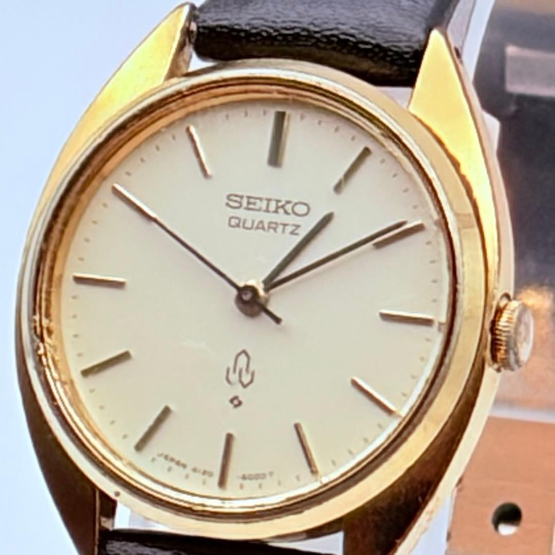 Used Operation not confirmed SEIKO QUARTZ ladies watch gold vintage