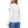 Women's Fashionable Round-neck Long-sleeved Solid-color Pullover Casual Top