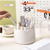 Dust-proof Rotatable Makeup Brush Holder 360 Degrees Desktop Makeup Organizer  Beauty Egg