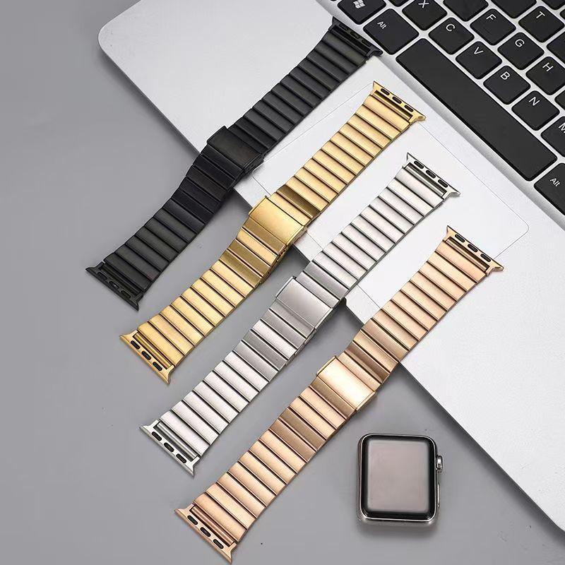 Stainless Steel Metal Wristband Bracelet For Apple Watch 38/40/41mm  42/44/45/46mm Bracelet for Iwatch Series 10 9 8 7 6 5 4 SE