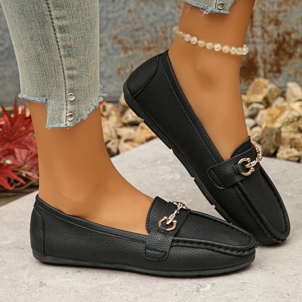 New Women Flats Comfy Casual Shoes Stylish Light Durable Breathable Loafers Slip-On Luxury Trend Classic Spring Female Sneakers