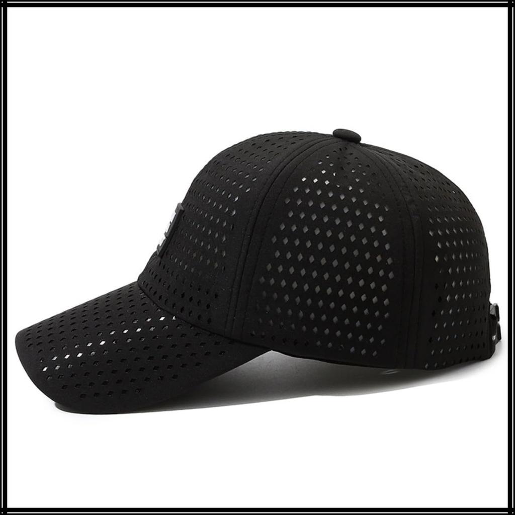 Mesh Cap Hat Outdoor Casual Design Stylish CZA022 [White Fang] Men's Women's (Khaki)