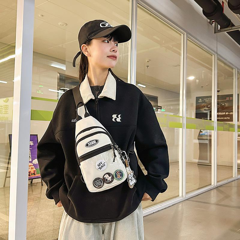 Инструменты модный алфавит локомотив нагрудная сумка новые мужские и женские значки однолямочная сумка-почтальон белый