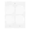 Aluminum Foil Coffee Pod Lids Seals Universal Coffee Capsule Lids Seals  Reusable Coffee Pod