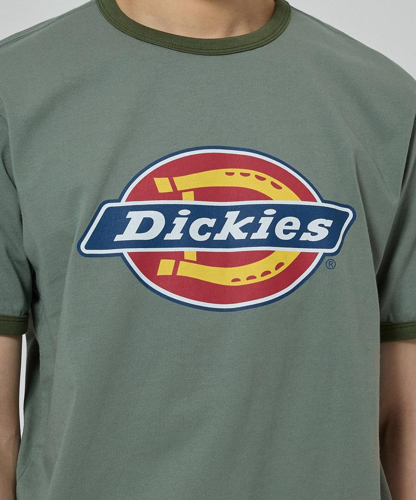 DICKIES Tree Logo Ringer T-Shirt Olive