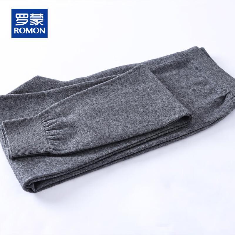 ROMON Men's Wool Blend Thermal Base Layer Pants
