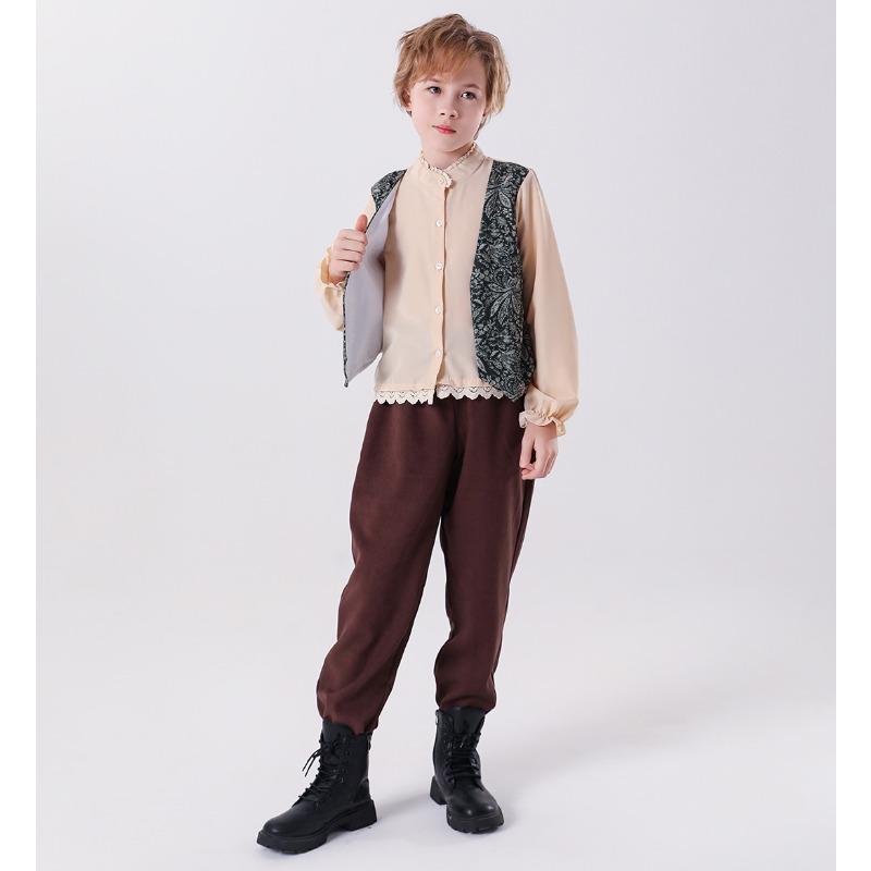 Halloween Children's New Medieval Rich Costumes Little Boys and Girls Play Costumes