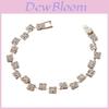 Jewelry Set With Water Drill For Bridal Wedding Gift With Geometric Design For Women