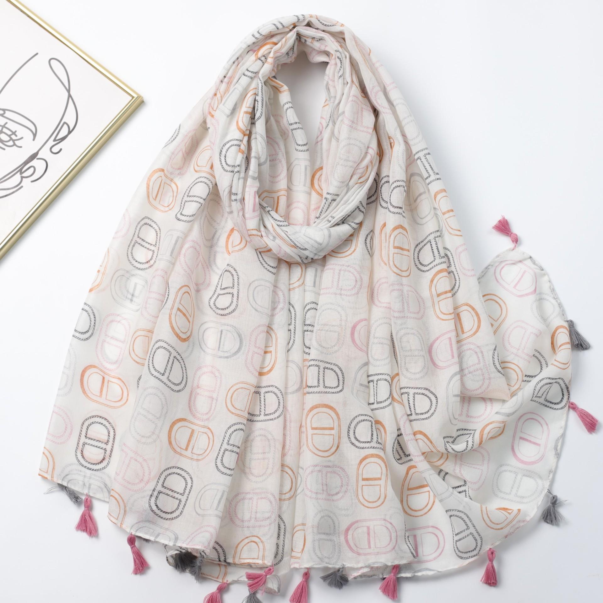 

Piggy nose Bali yarn printing long towel factory sales travel vacation sun protection warm women s shawl