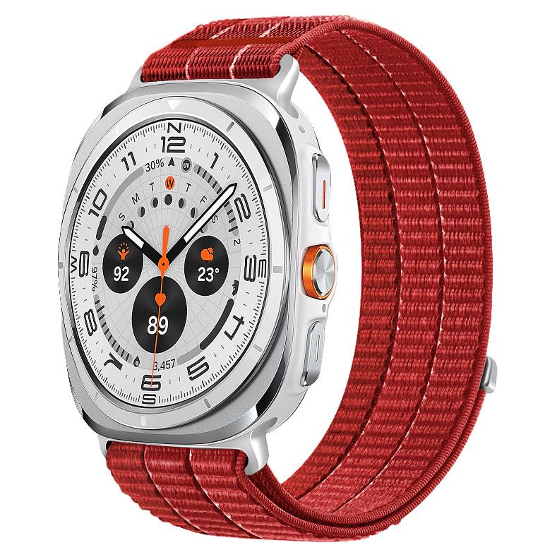 Breathable Woven Nylon Band with Metal Buckle for Samsung Watch 8-8 Classic Series