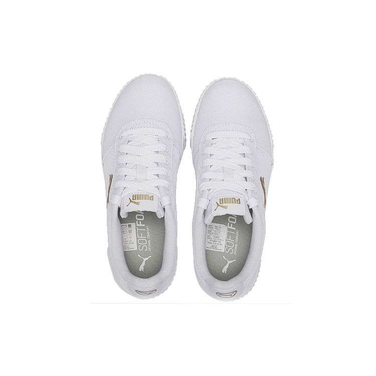 Puma Carina Low Top Sneakers Women Sneakers White Platinum 373997-12