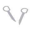 Car Stereo Radio Release Keys Ergonomic Portable Metal Removal Install Tool Universal