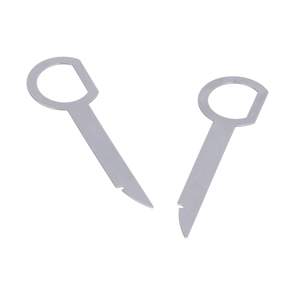 Car Stereo Radio Release Keys Ergonomic Portable Metal Removal Install Tool Universal