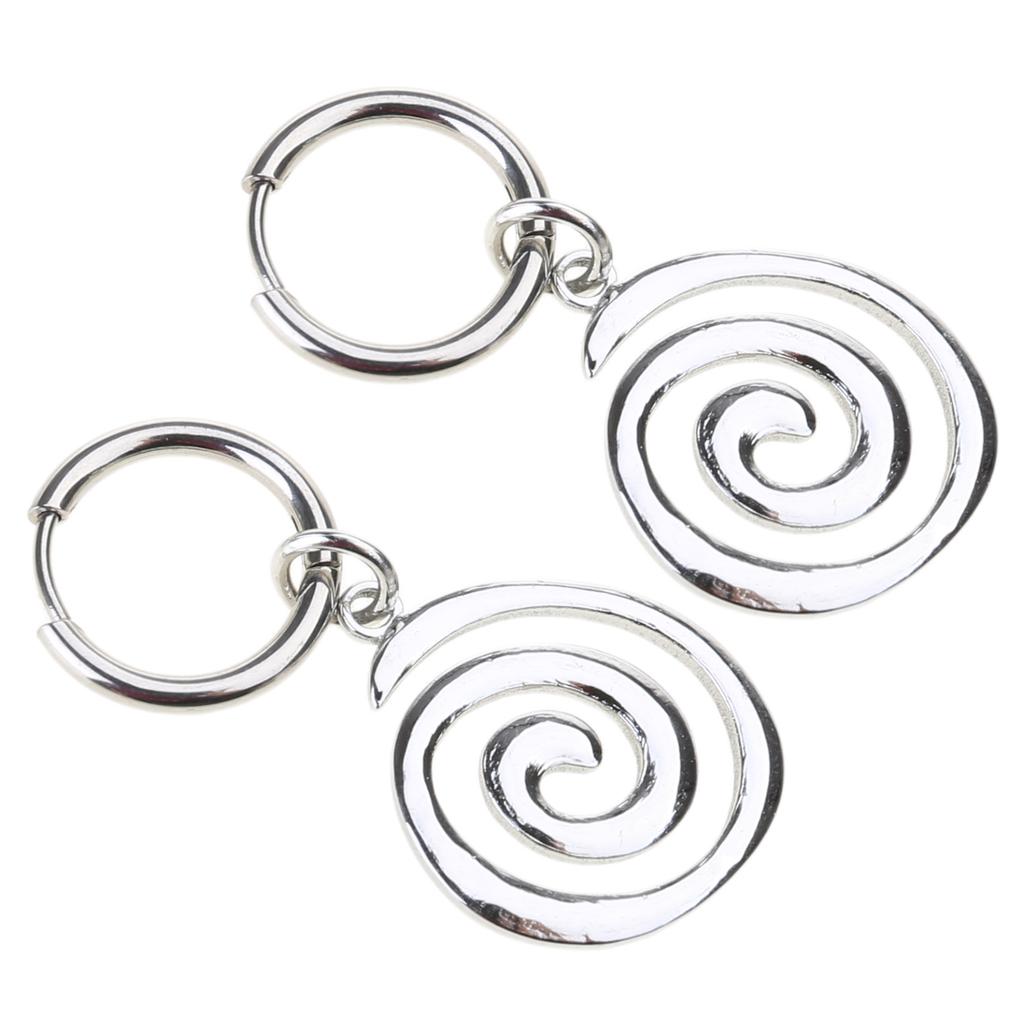 Trendy Stainless Steel Irregular Shape Earrings Individualized Geometric Ear Pendant Statement Ear Jewelry for Women