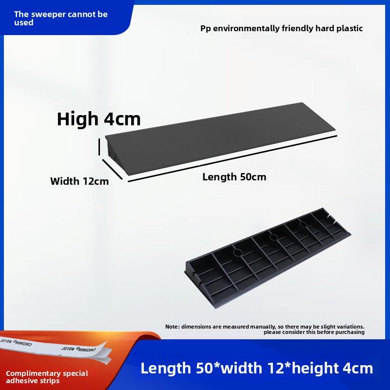 3-10CM Plastmasas Durvju Sliekšņa Rampa Pretslīdes