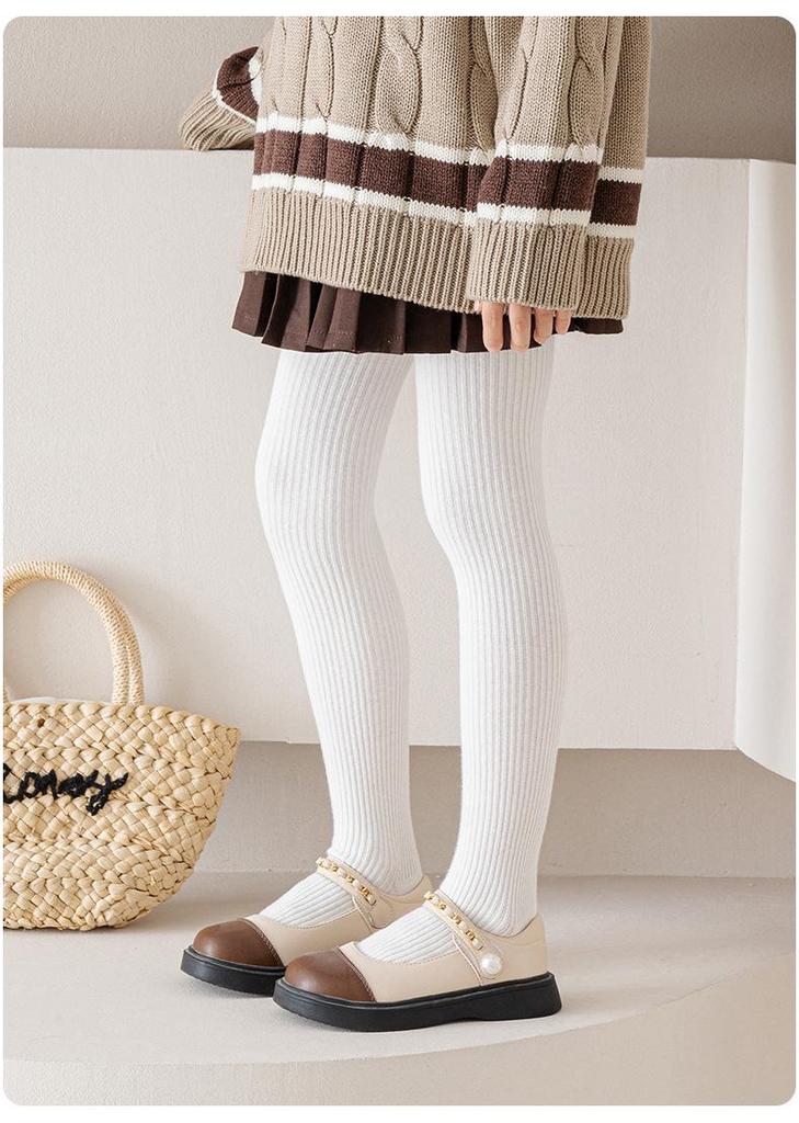 New Spring/Autumn Cute Vertical Stripe Leggings: High Elastic, Comfortable, Thin Style for Toddlers & Young Children Tights