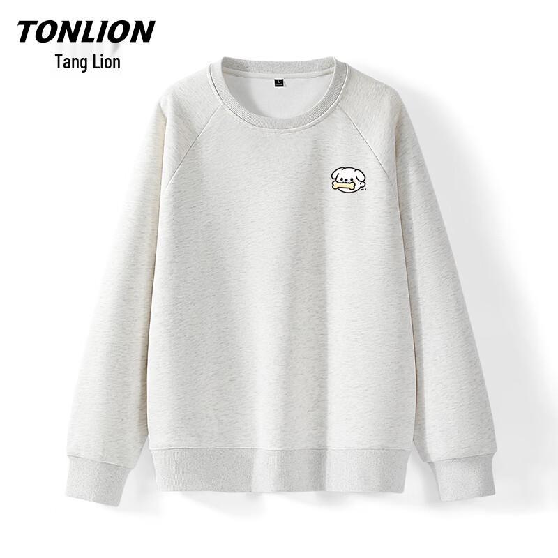TonLion Men's Heavyweight Crewneck Sweatshirt