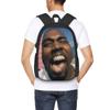 Cool Fun Funny KanyES Wests Student Backpack School Bag Hiking Travel Daypack for Men Women Fashion Bookbag Shoulder Bags