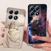 Transparent Casing For Xiaomi 14T Pro Case Cute Cat Luxury Fashion Butterfly Funny Cool Painted Cover 2407FPN8EG