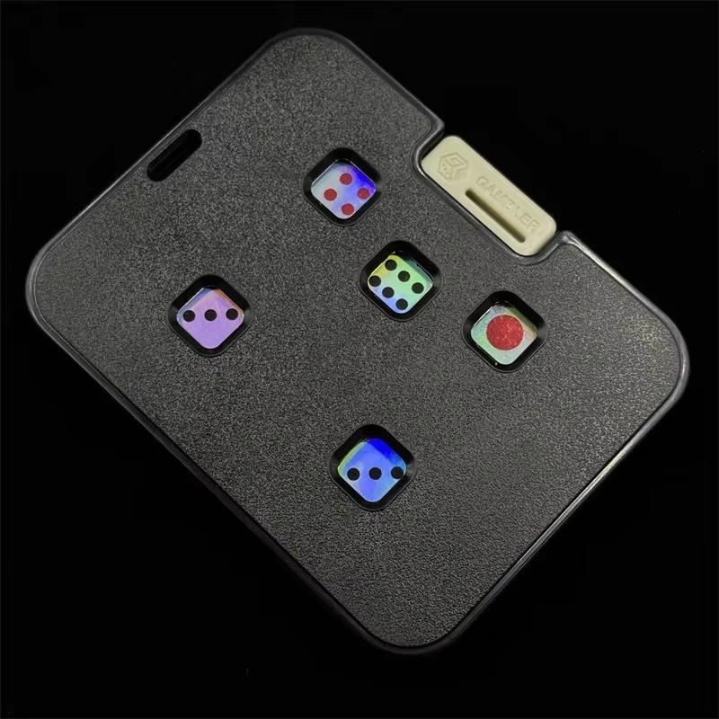

EDC Mechanical Card Dice Fidget Spinner Wine Roulette Game Haptic Slider Decision Maker Stress Relief Toy for Adults Party Gifts