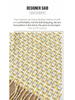 Bohemian Knitted Sofa & Bed Runner Throw Blanket - Summer Air Conditioning Nap Cover