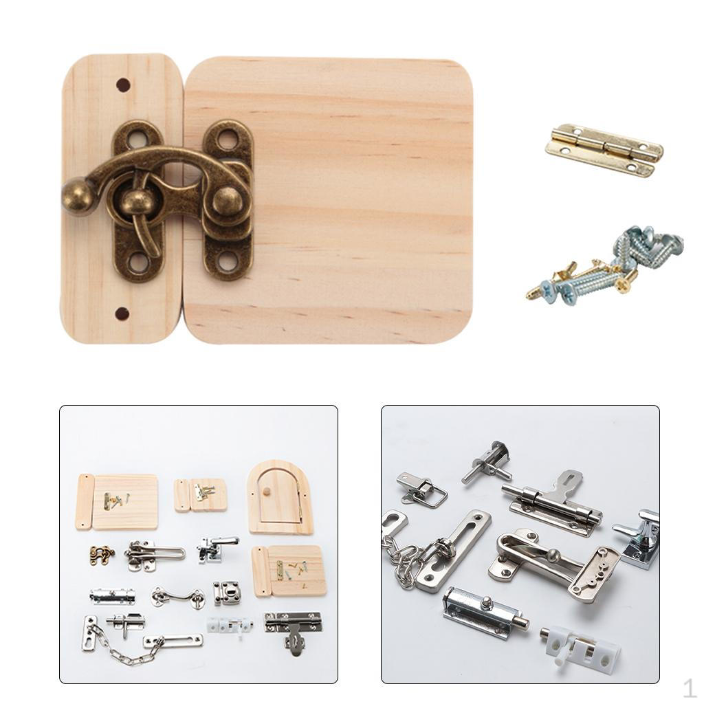 DIY Lock Latch Puzzle Parent-Child Early Education Toys Year Old