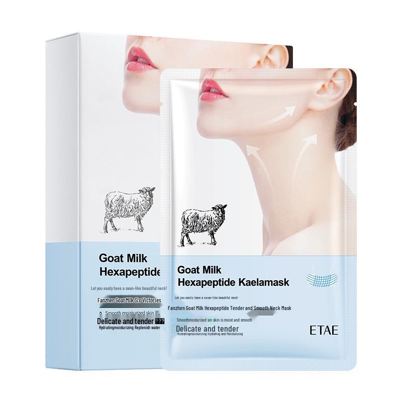 Fanzhen Goat Milk Hydrating Neck Mask: Moisturizes, Reduces Neck Lines, Improves Dryness, and Tightens Skin.