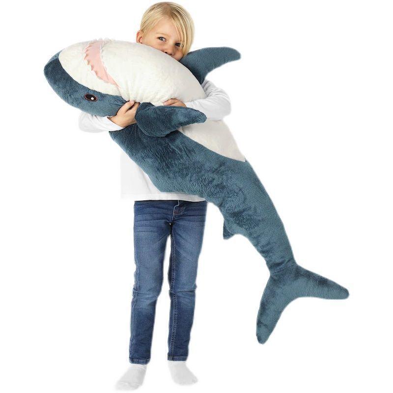 

Great White Shark Plush Pillow Toy for Girls - Perfect Birthday Gift 1.2m