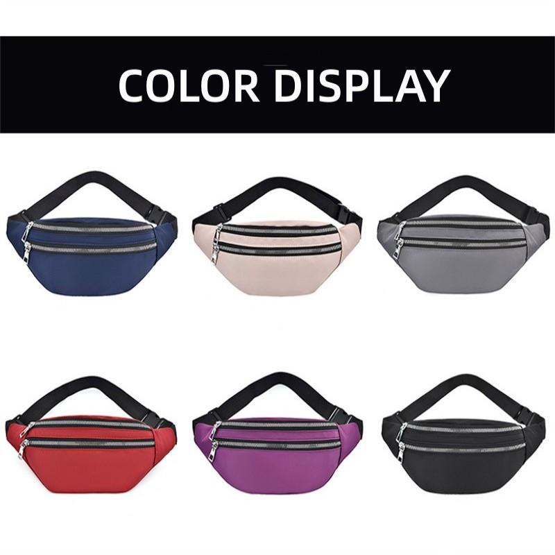 Waterproof Fashion Fanny Pack for Men and Women Travel Waist Bag Belt Pouch Phone Bag