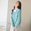 VICTORIA&VERA Women's Round Neck Knit Cardigan