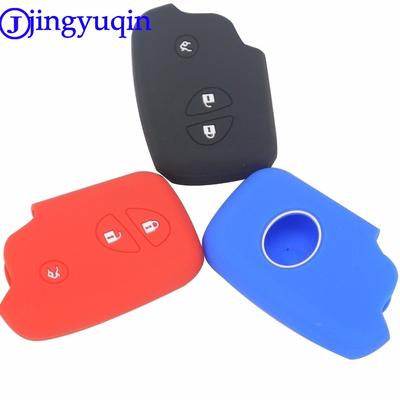 Jingyuqin Remote 3 Buttons For Lexus CT200h ES 300h IS250 GX400 RX270 RX450h RX350 LX570 Car-Styling Key Silicone Cover Case Fob
