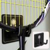 Tennisracket Houder Verticale Display Houder Roestvrij Staal Wandhaak Wandmontage Racketrek Eenvoudig te Installeren
