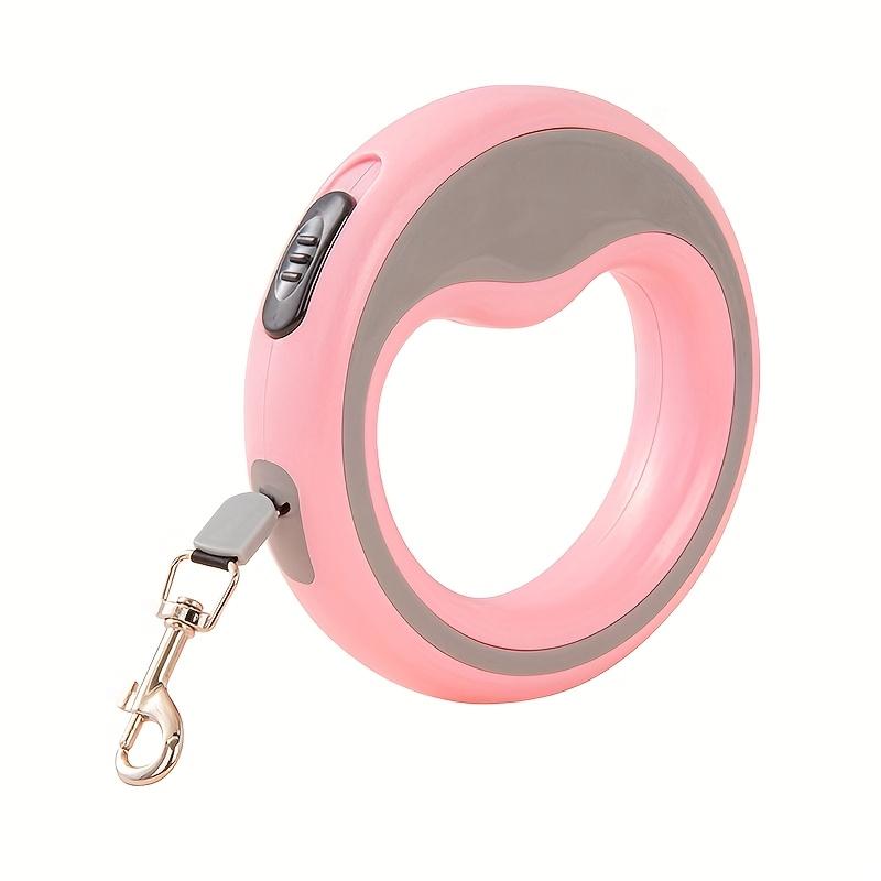 2.5M New Pet Cat and Dog Traction Rope Automatic Retractable Pet Explosion Proof Rush Out Dog Chain Bracelet Traction Device розовый