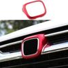 Cover Trim For Honda CRV CR-V 2017-2019 Exterior Front Frame 1PCS ABS Red