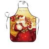 Snowman Christmas Santa Claus Apron Reindeer Waterproof Waist Apron Xmas Tree Stain-Resistant Kitchen Baking Apron Kitchen