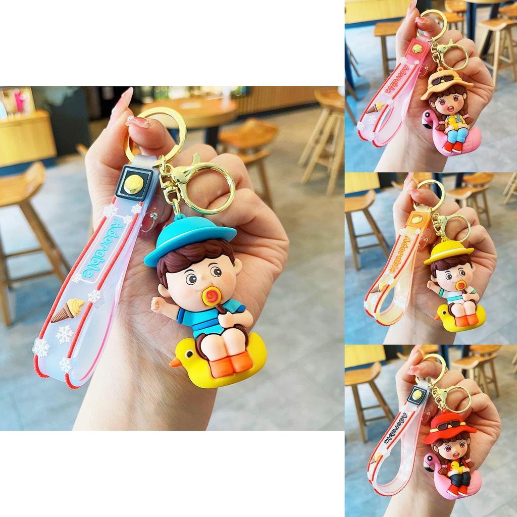 Adorable Cartoon Animal Keychain Accessory For Boys And Girls Perfect For Bags And Cars