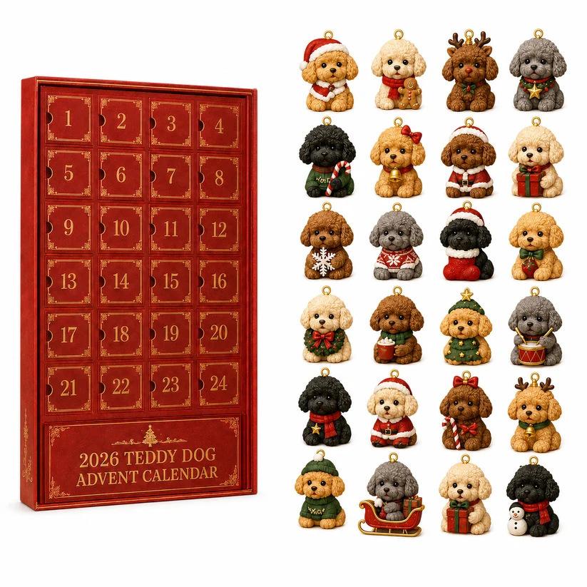 Weihnachts-Adventskalender 2026 – Feiertags-Blindbox-Kalender im Tier-Thema