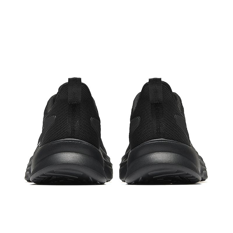 New Anta Slip-Resistant Breathable Coverage Low-Top Casual Running Shoes Men's Basic Black 912525571-4