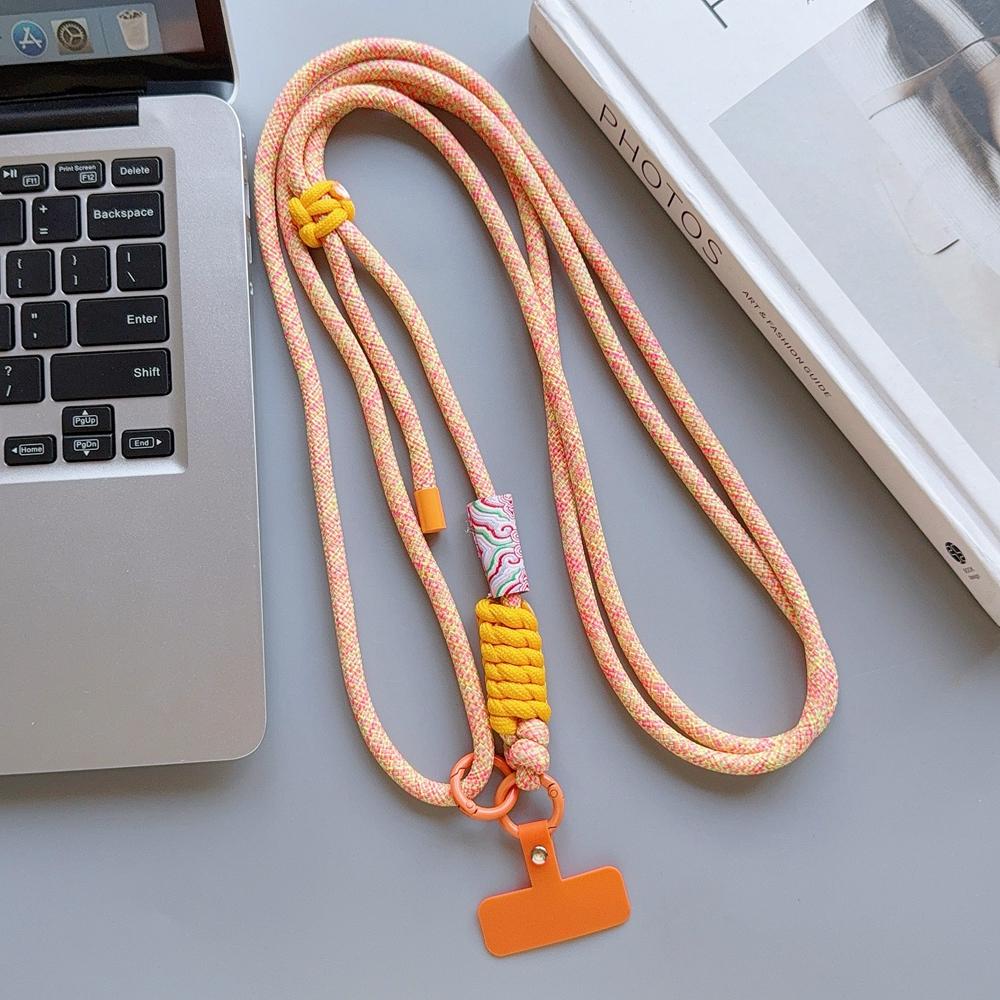Korea Universal Adjustable Phone Lanyard Strap Mobile Phone Hanging Rope Neck Straps Anti-lost Lanyards Cell Phone Accessories