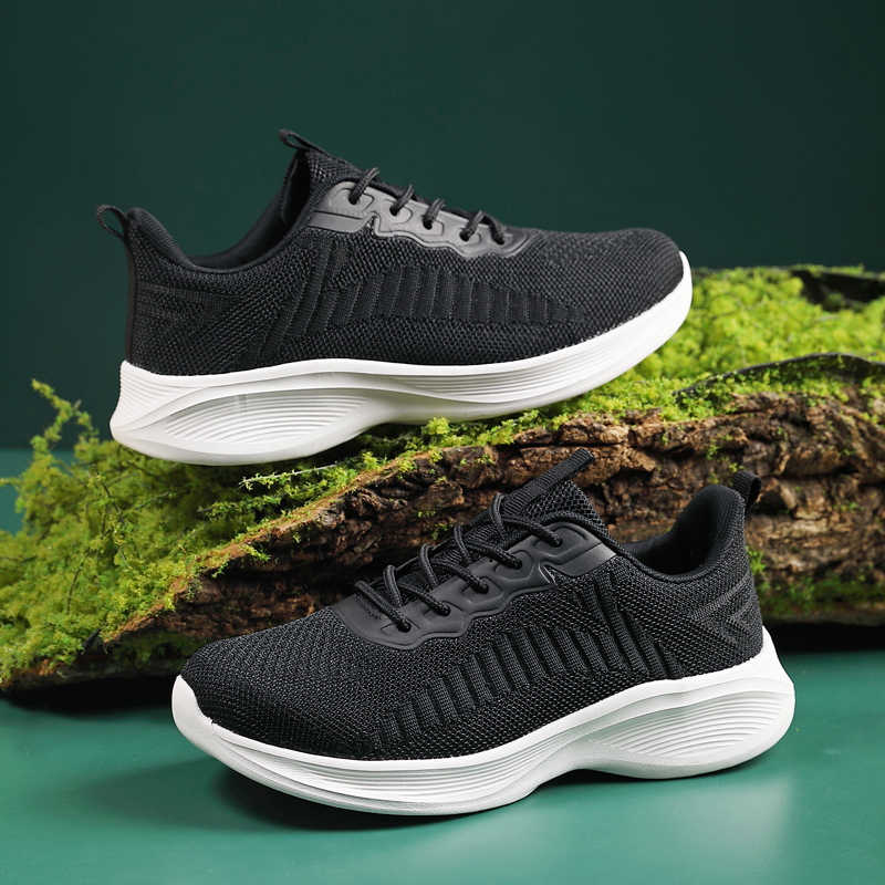 Fashion Tied Round Tip Woman Road Runner Loafers Elderly Sneakers Shoes Sport Dropship 2025new 2025g Industrial Sewing Classical