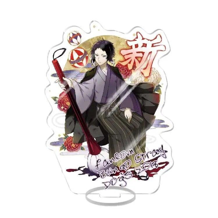 New Bungo Stray Dogs Anime Figure Acrylic Stand Model Toy Dazai Osamu Nakahara Chuuya Ryunosuke New Year Desk Decor Collect Gift