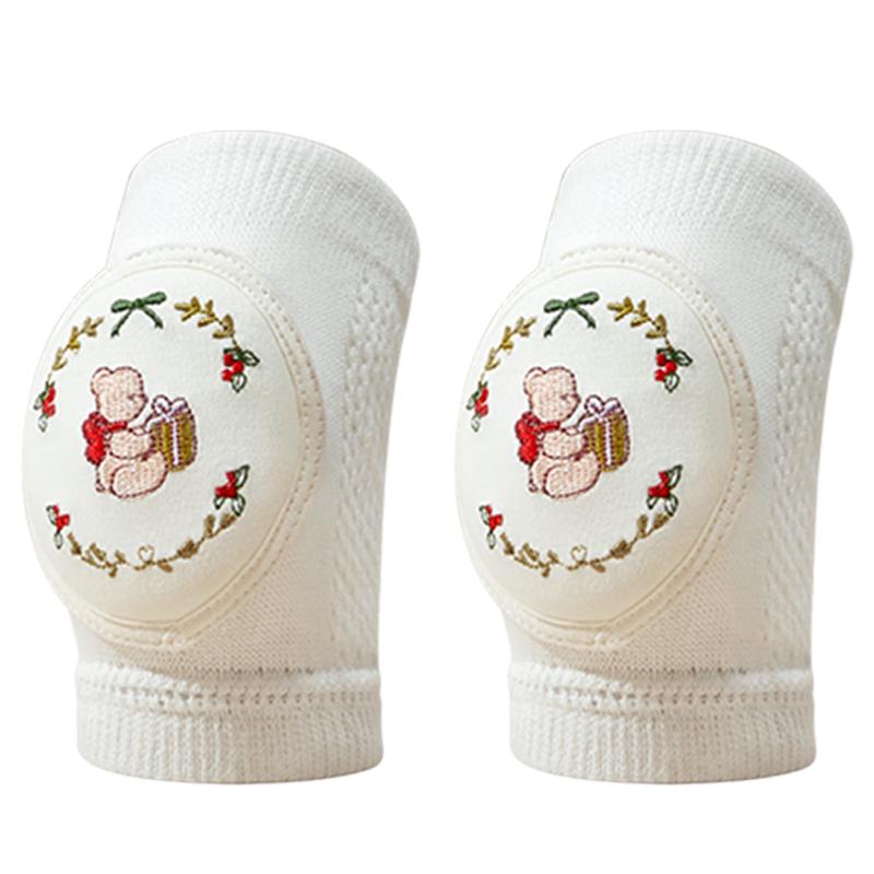 

AIBEDILA Baby Embroidered Breathable Knee Pads