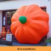Large Halloween Pumpkin Lantern with Ghost and Spider Décor