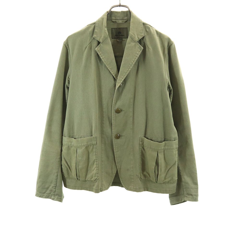 Nigel Cabourn Made In Japan Linen Blend Cotton Tailored Jacket 48 Khaki Men's Used