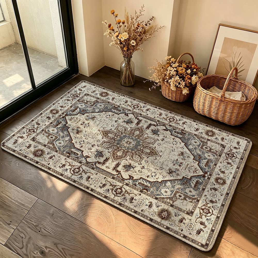Persian Carpet Carpet Bathroom Anti-slip Mat Door Mat Home Decoration Mat Entrance Door Mat Scratch-resistant Door Mat